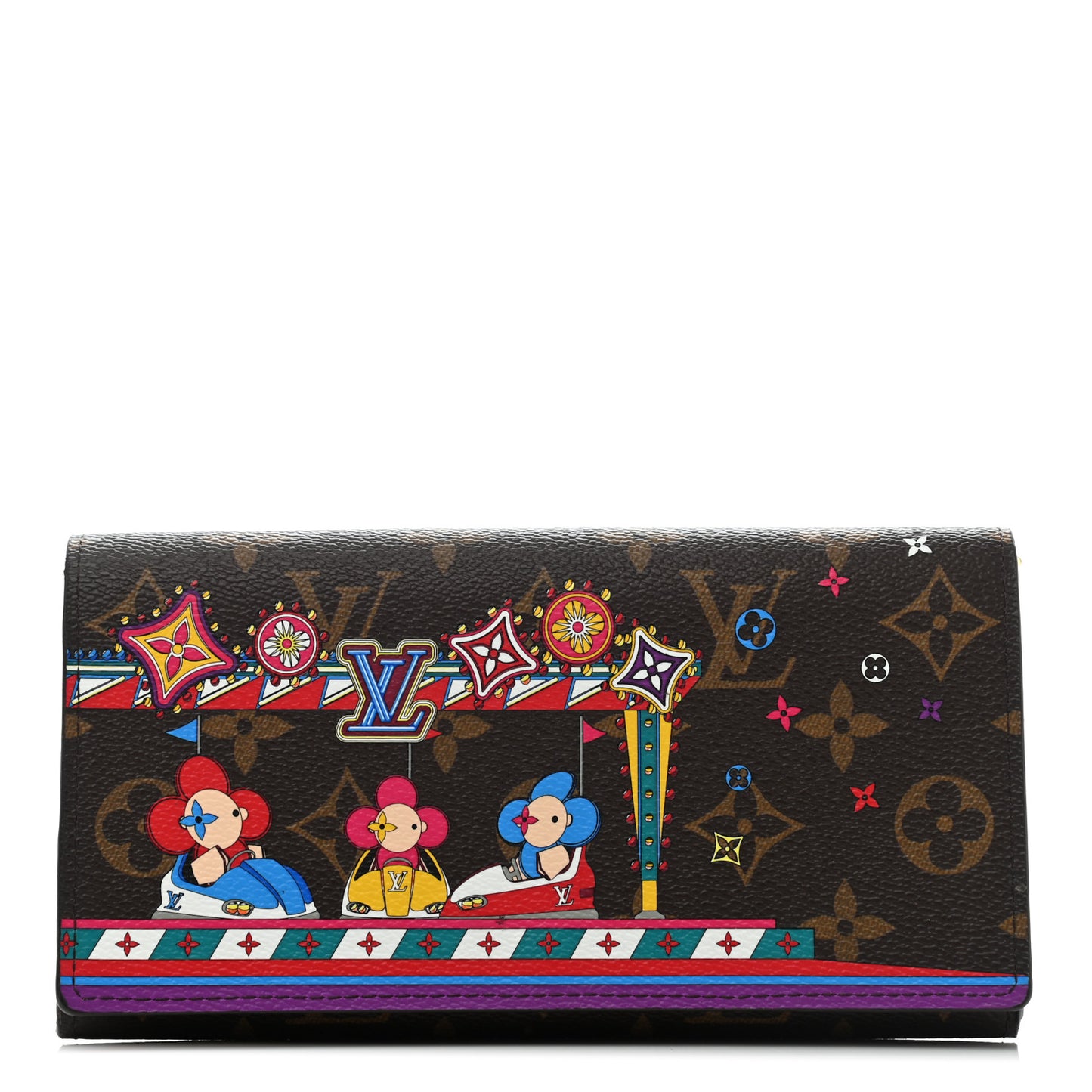 Monogram 2020 Christmas Animation Sarah Wallet Coquelicot