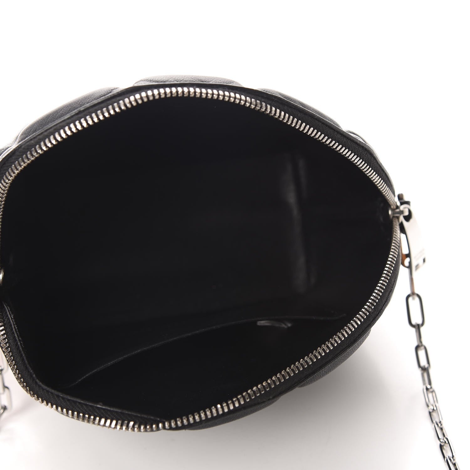 Bottega Veneta Padded Nappa Mini Half Moon Bag Black 5 of 9