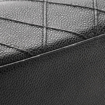 Chanel Caviar Diamond Stitched Shoulder Bag Black 7 of 8