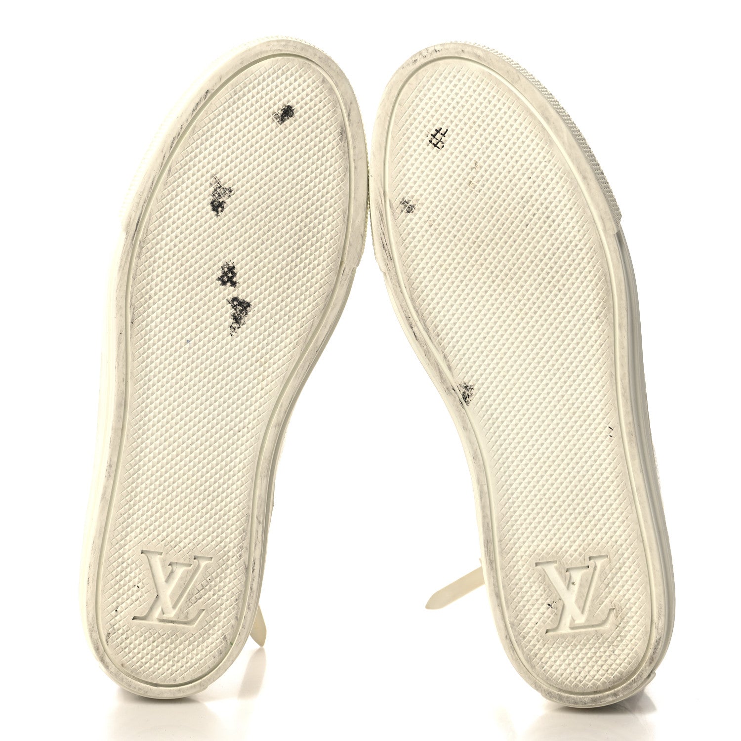 Louis Vuitton Monogram Giant Stellar Sneaker Boots 37 Khaki White Beige 6 of 8