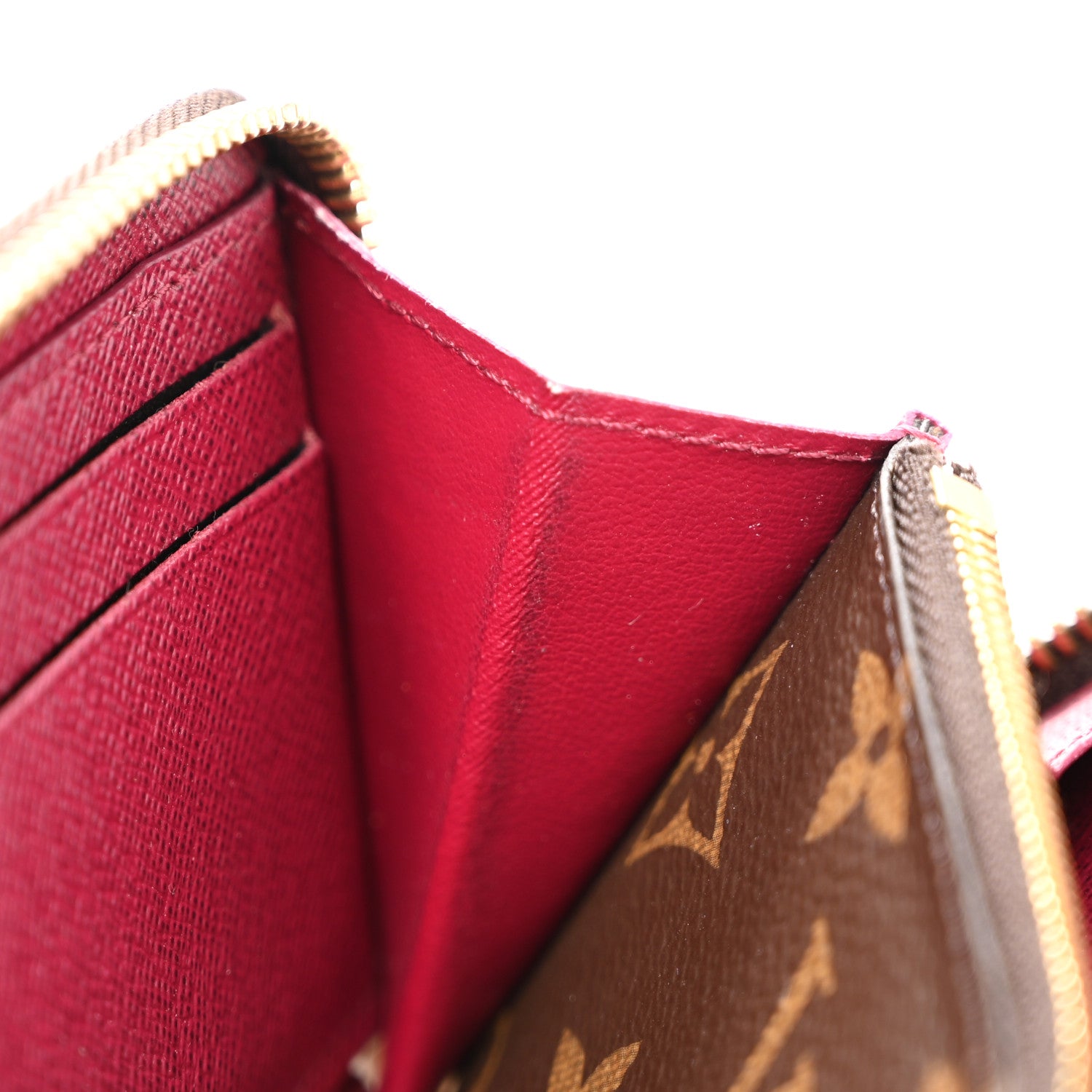 Louis Vuitton Monogram Clemence Wallet Fuchsia 7 of 11