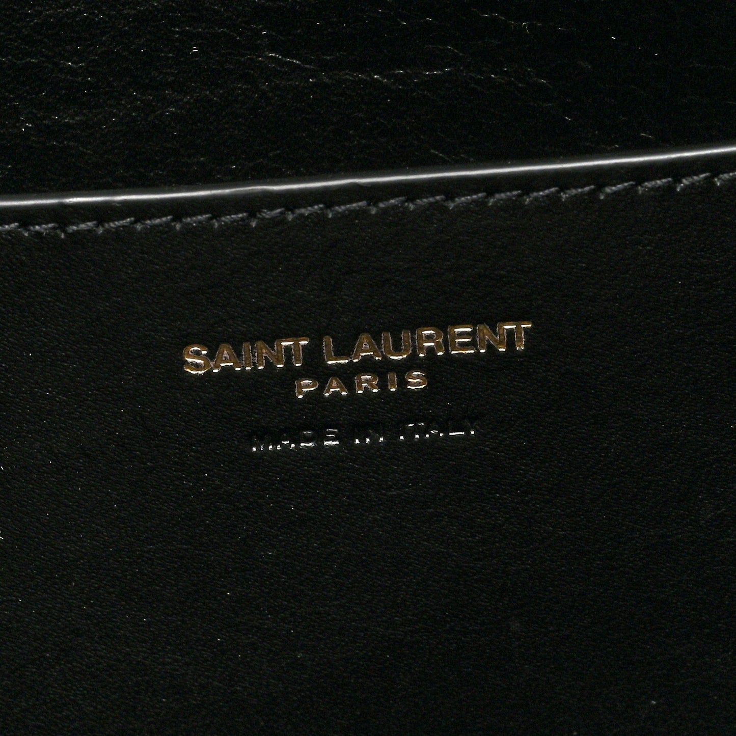 Grained Lambskin Large Cassandre Envelope Pouch Light Musk