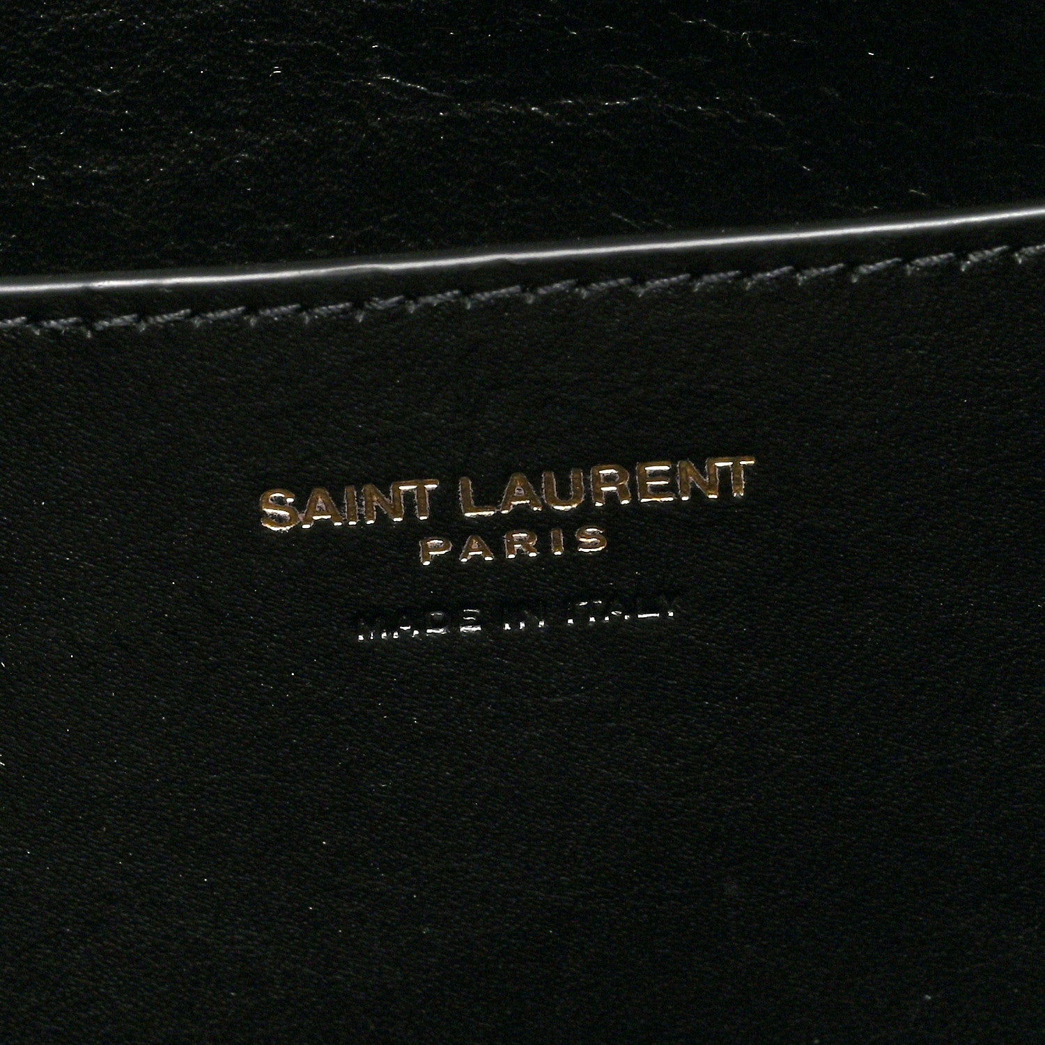 Saint Laurent Grained Lambskin Large Cassandre Envelope Pouch Light Musk 6 of 6