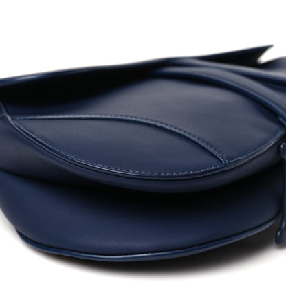 Christian Dior Ultra Matte Calfskin Saddle Bag Blue 9 of 10