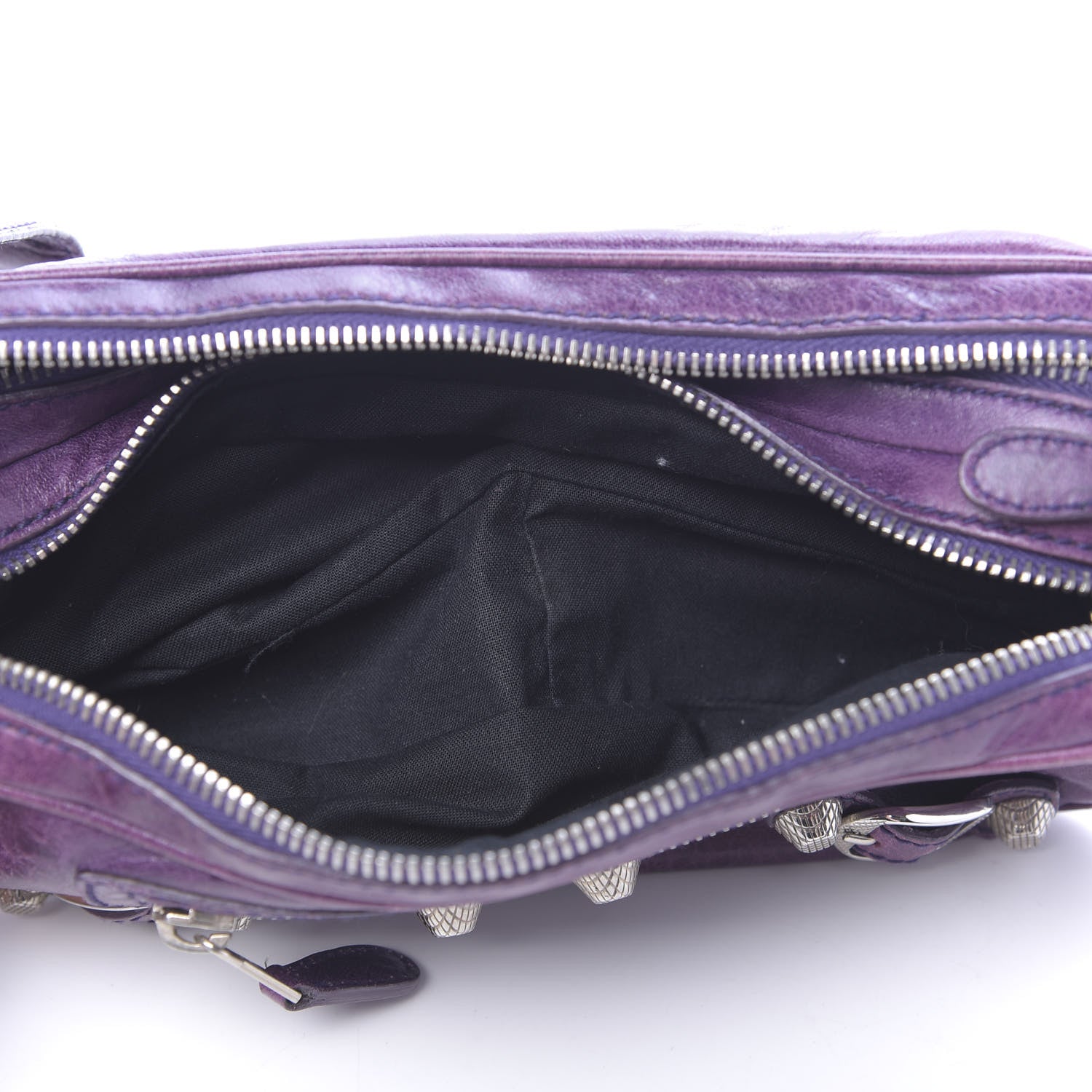Balenciaga Agneau Giant 12 Silver Hardware Chic Bag Sapphire 5 of 14