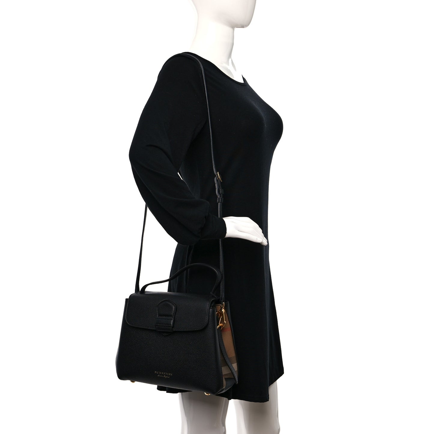 Derby Calfskin House Check Small Camberley Black