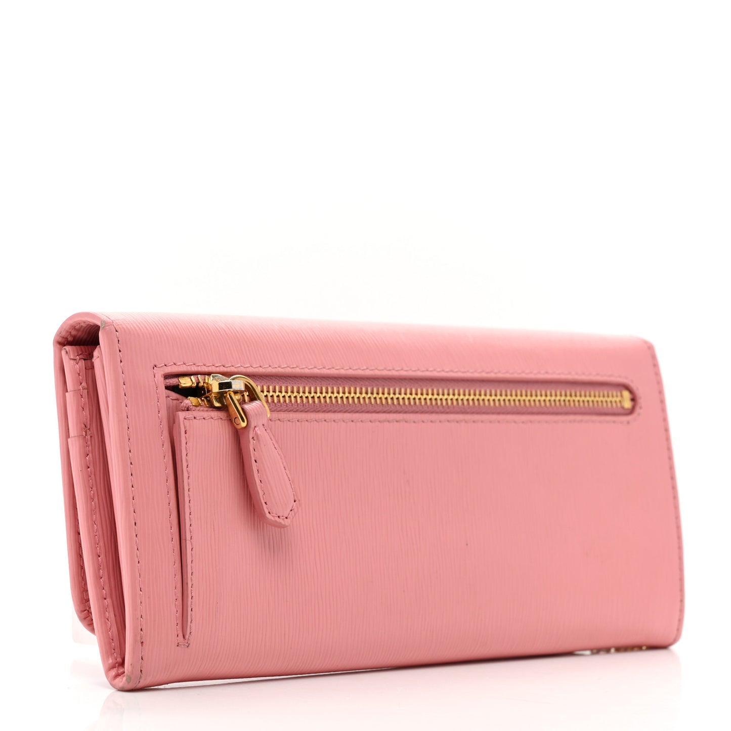 Saffiano Continental Flap Wallet Geranio