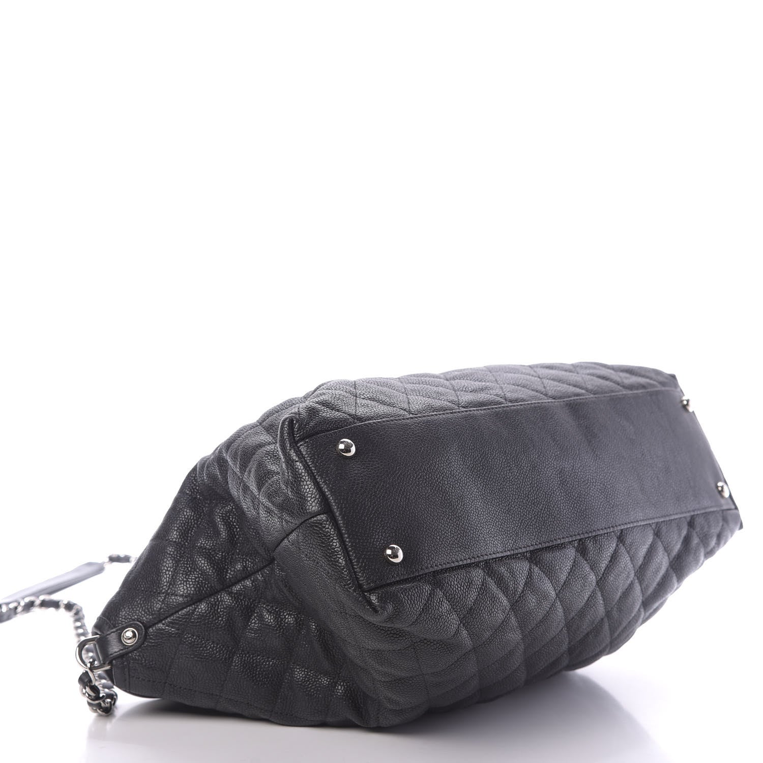 Chanel Caviar Quilted French Riviera Hobo Black 4 of 13