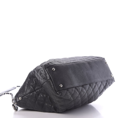 Chanel Caviar Quilted French Riviera Hobo Black 4 of 13
