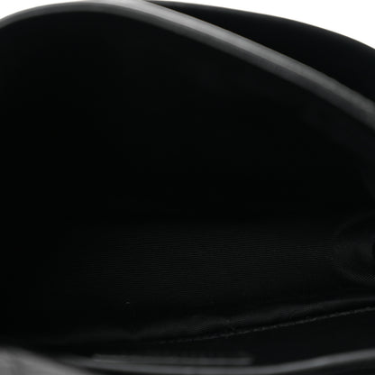Saint Laurent Crinkled Lambskin Matelasse Monogram Baby Niki Chain Satchel Black 5 of 12