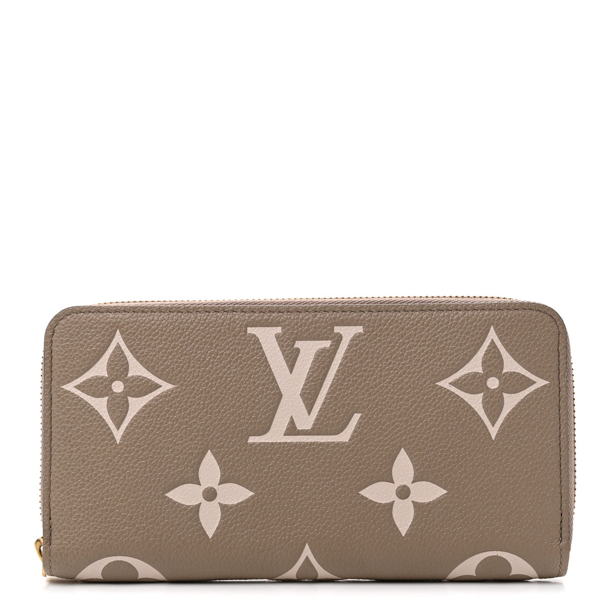 Empreinte Monogram Giant Zippy Wallet Tourterelle Creme