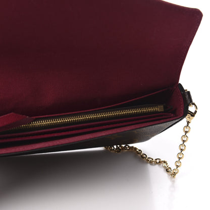 Louis Vuitton Monogram Pochette Felicie Chain Wallet Fuchsia 7 of 10