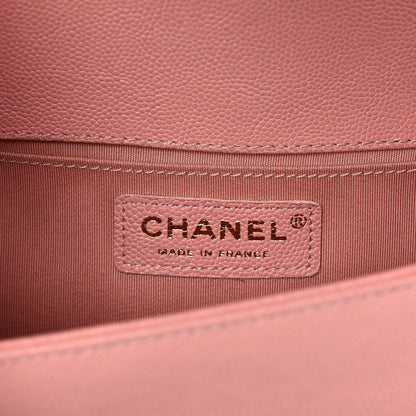 Chanel Caviar Quilted Medium Boy Flap Pink 5 of 13