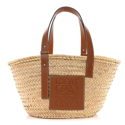 Loewe Raffia Basket Tote Bag Natural Tan 1 of 9