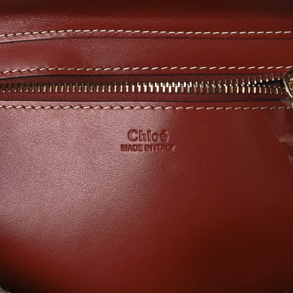 Chloe Shearling Calfskin Small Woody Ribbon Tote With Strap Mild Beige 6 of 10