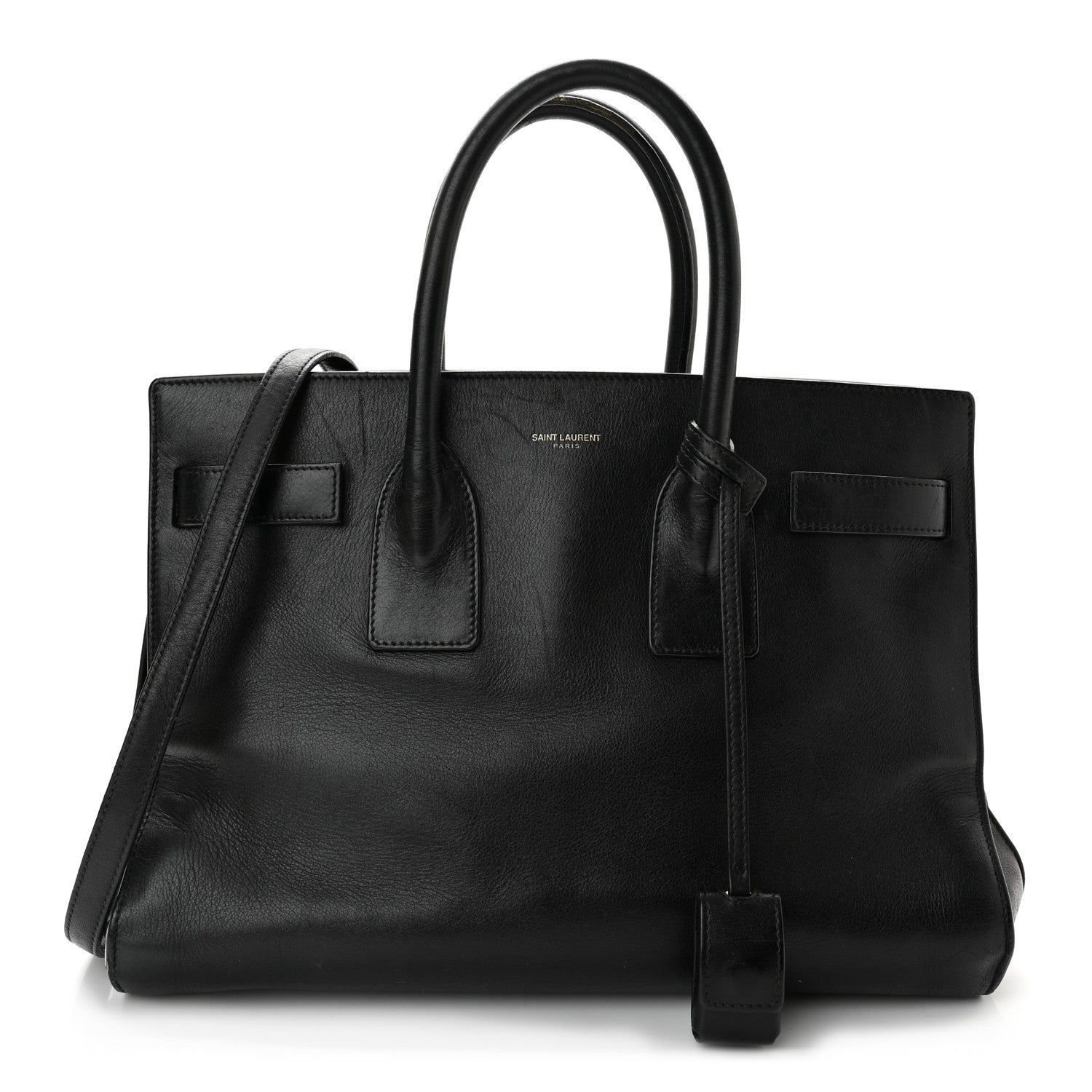 Saint Laurent Calfskin Small Sac De Jour Black 1 of 11