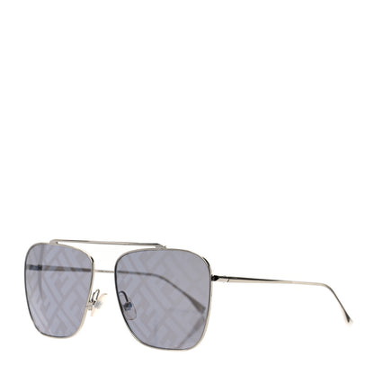 Fendi Metal Aviator Sunglasses FF0406/S Silver 1 of 6