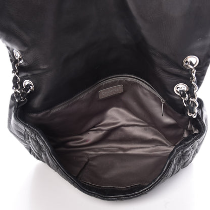 Chanel Lambskin Tweed Double Stitch Flap Black 5 of 21