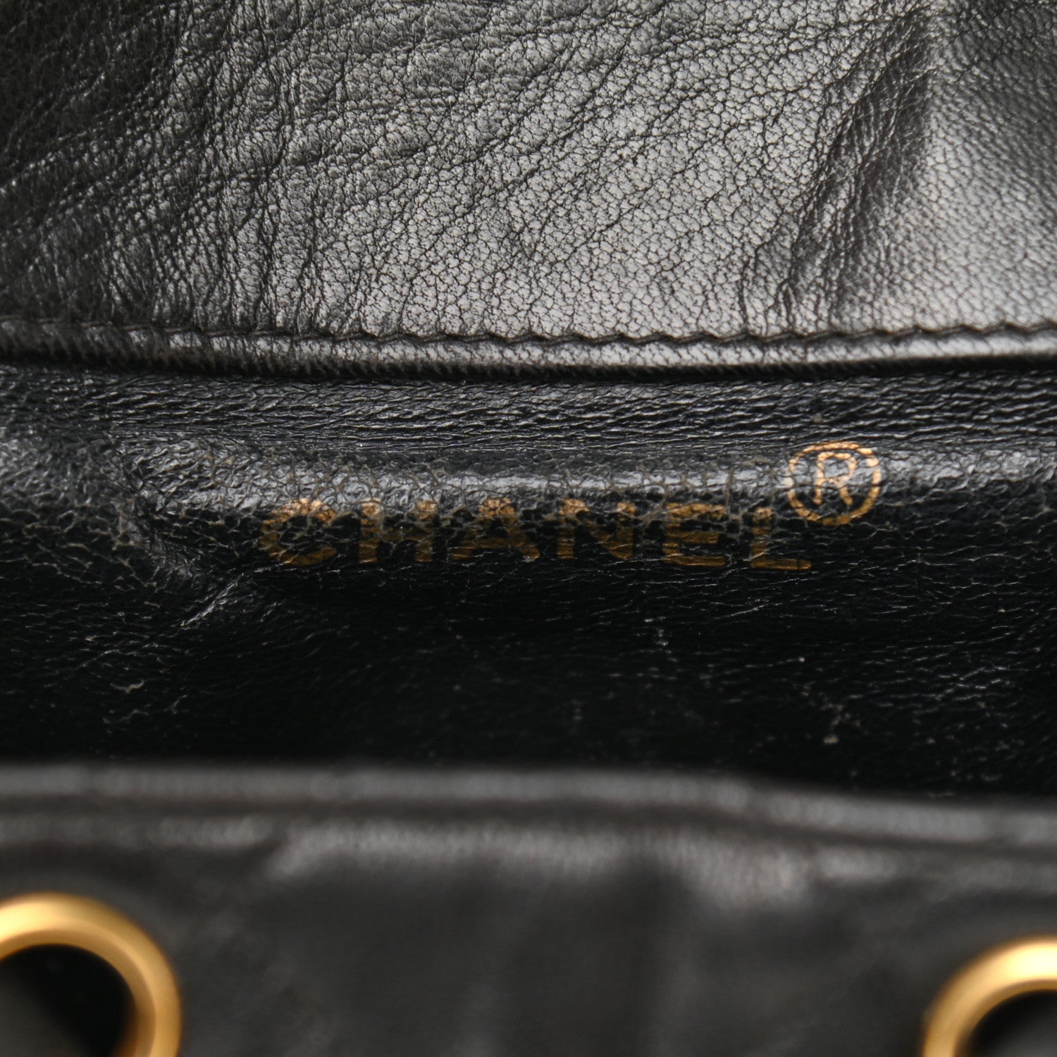 Chanel Lambskin Quilted Backpack Black 5 of 11
