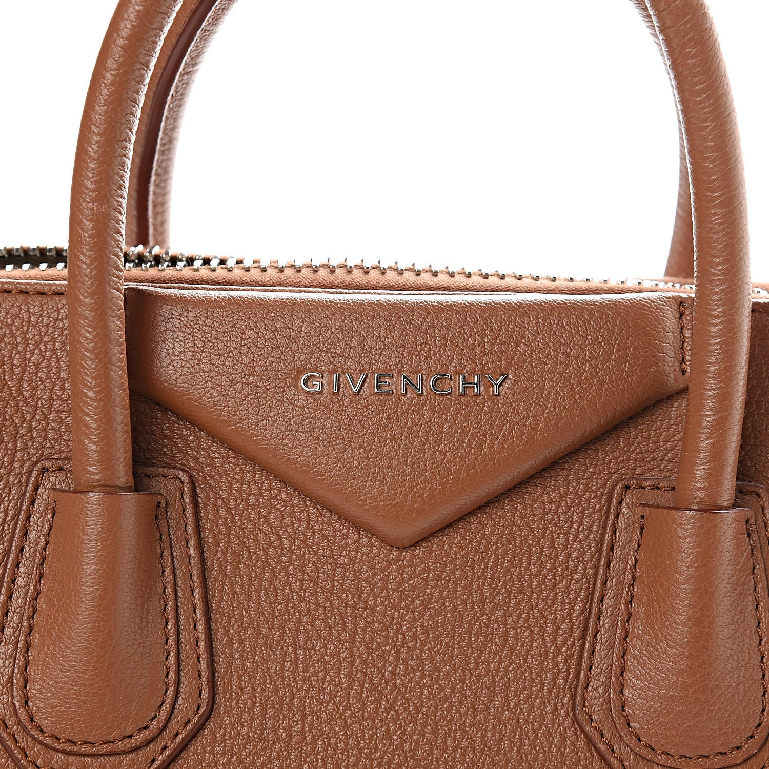 Givenchy Sugar Goatskin Small Antigona Cognac 12 of 12