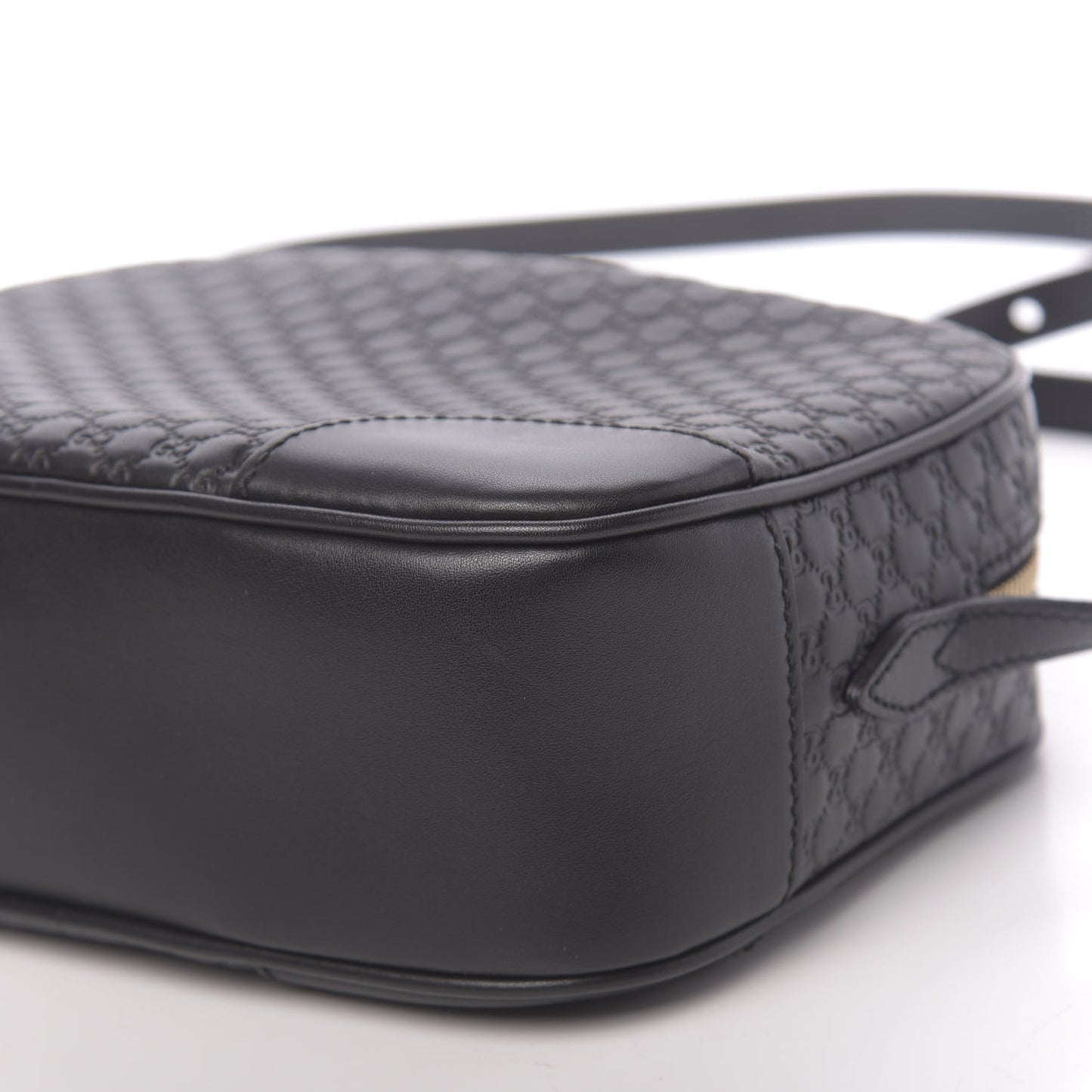Microguccissima Mini Bree Messenger Bag Black