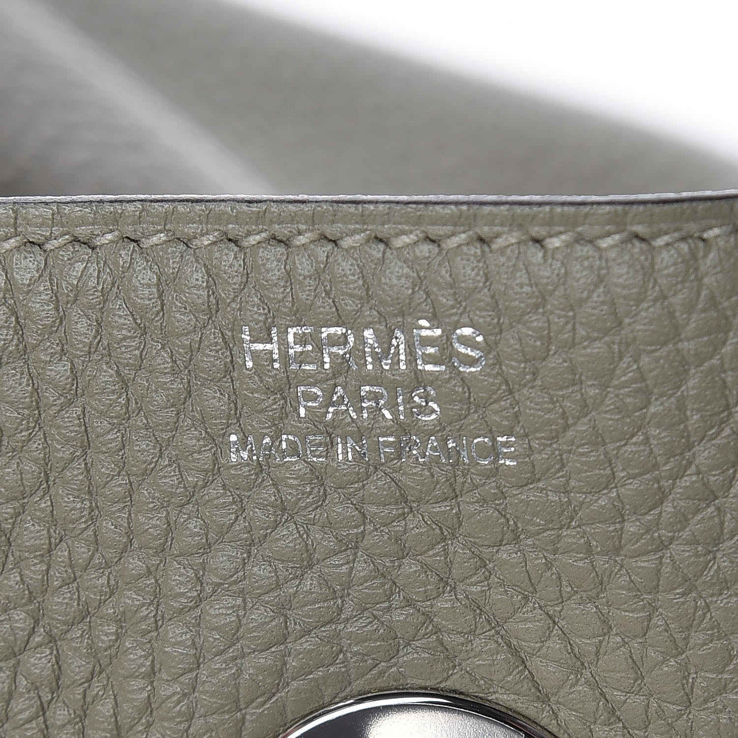 Hermes Taurillon Clemence Lindy 30 Sauge 6 of 8