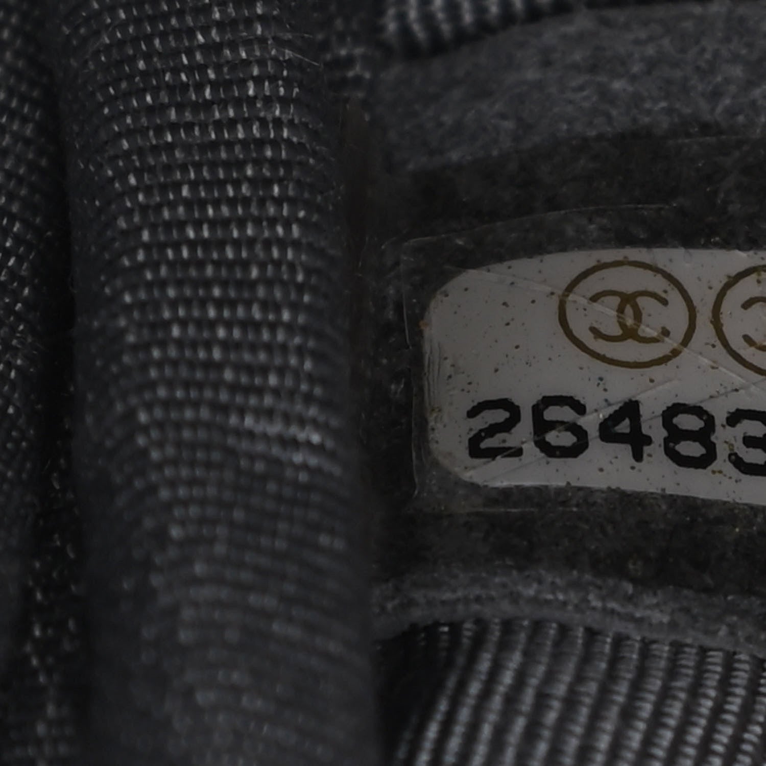 Chanel Iridescent Caviar Flat Quilted Small Coco Tassel Camera Case Grey 7 of 12