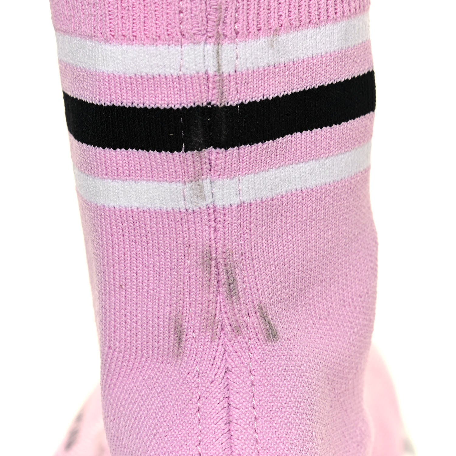 Balenciaga Technical 3D Recycled Knit Striped Womens Speed 2.0 Sneakers 39 Sweet Lilac Multicolor 8 of 8