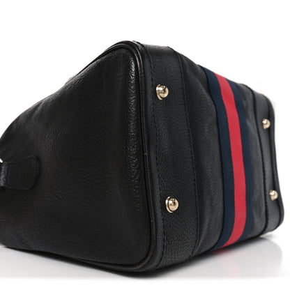 Gucci Calfskin Medium Seventies Web Boston Black 16 of 19