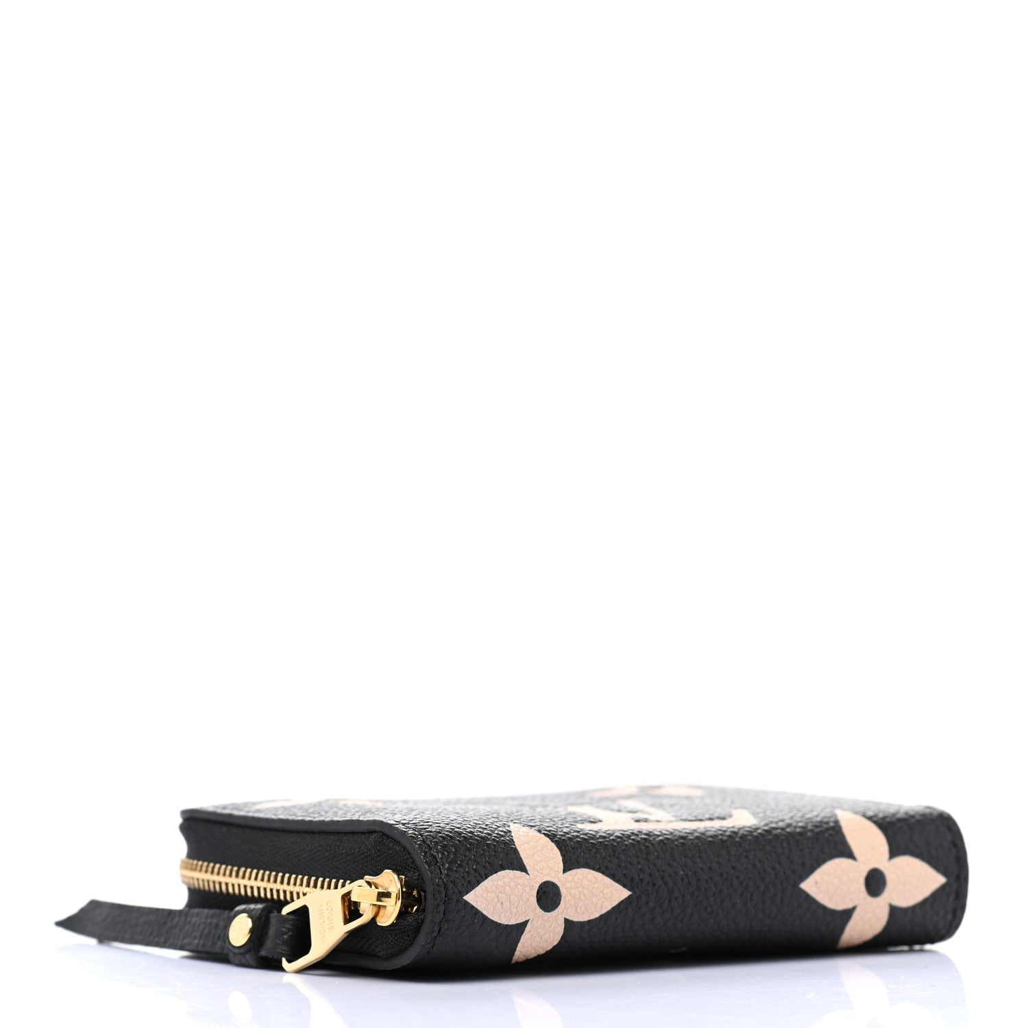 Louis Vuitton Empreinte Monogram Giant Zippy Coin Purse Black Beige 4 of 8