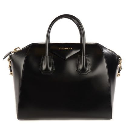 Givenchy Shiny Lord Calfskin Medium Antigona Black 1 of 9