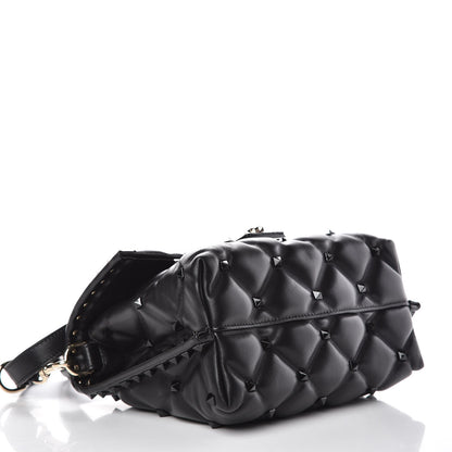 Valentino Garavani Nappa Monochrome Medium Candystud Top Handle Bag Black 4 of 8