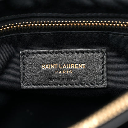 Saint Laurent Calfskin Y Quilted Monogram Medium Loulou Chain Satchel Black 6 of 13