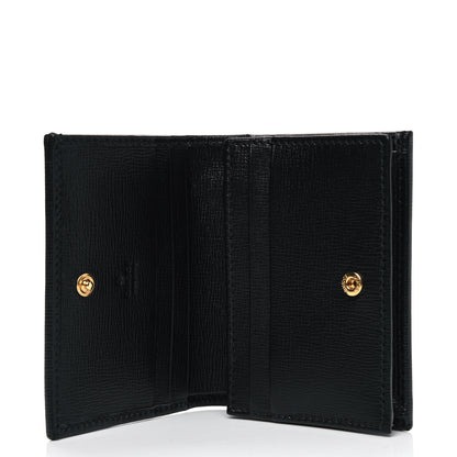Gucci Azalea Calfskin Marina Card Case Black 4 of 4