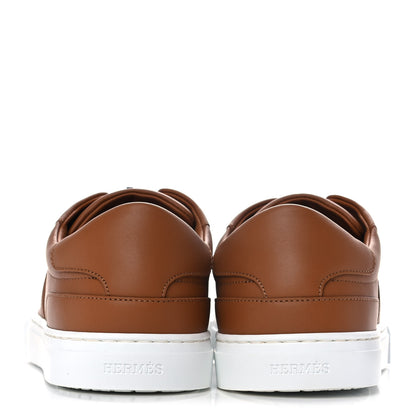 Hermes Calfskin Day Sneakers 38.5 Naturel 5 of 12