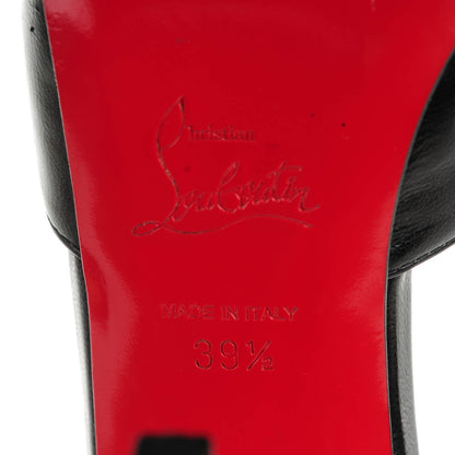 Christian Louboutin Kid Dos Noeud Bow 120 Pumps 39.5 Black 7 of 8