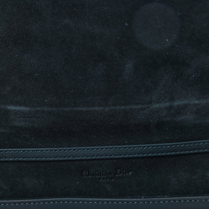 Christian Dior Ultra Matte Calfskin Diorama Wallet on Chain Pouch Black 5 of 5