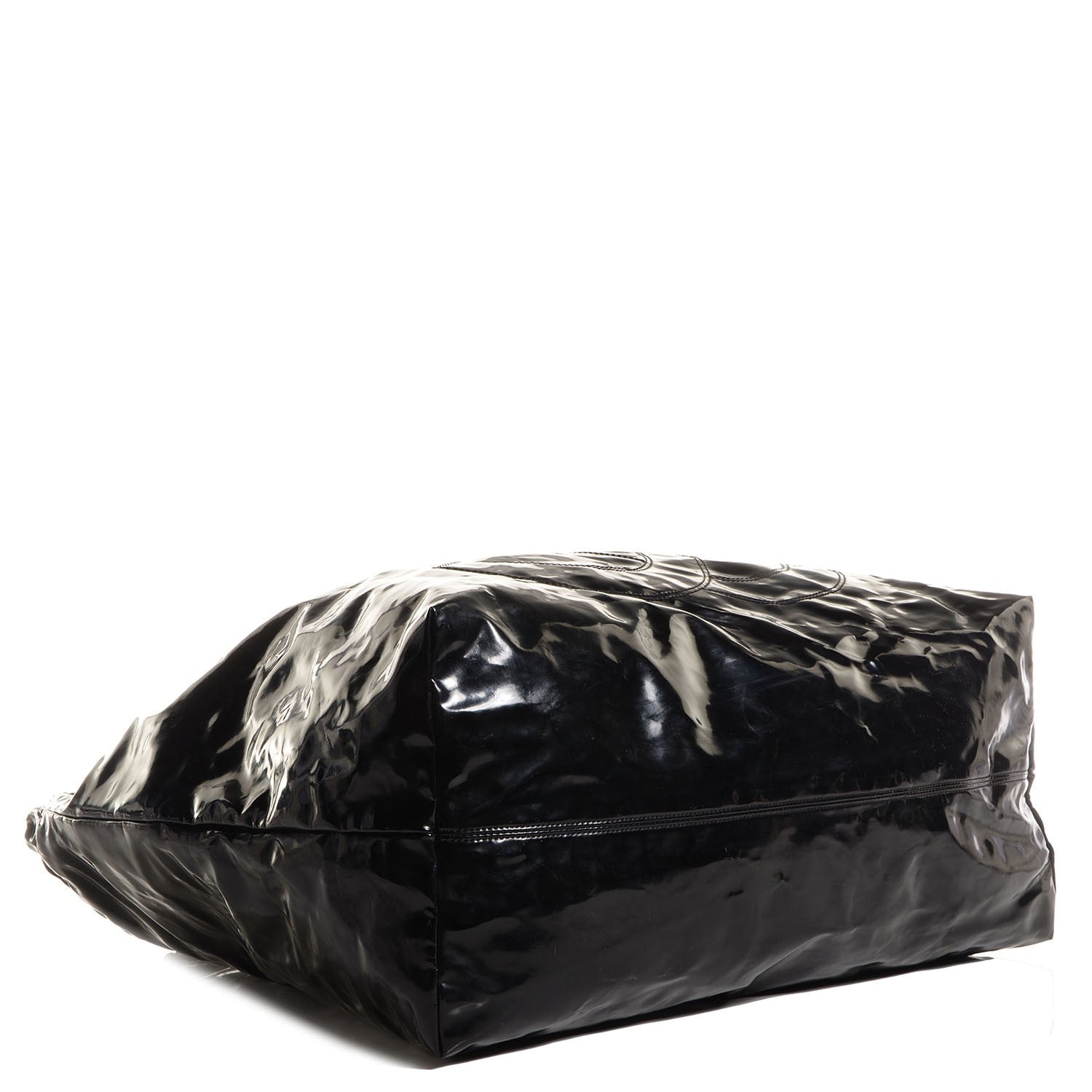 Chanel Vinyl XL Coco Cabas Black 4 of 7