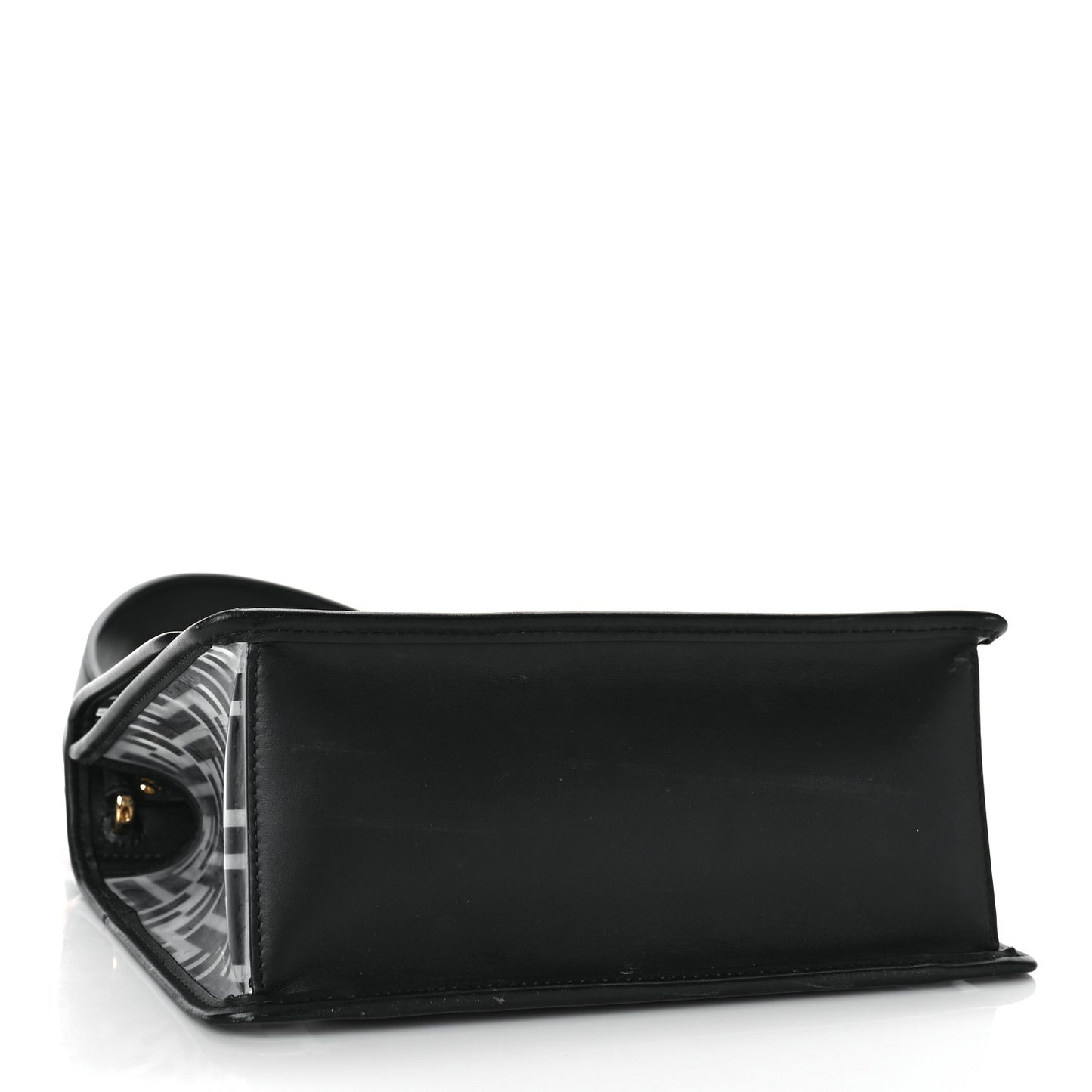 TPU FF Calfskin F is Fendi Kan I Shoulder Bag Black