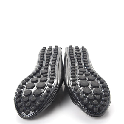 Louis Vuitton Patent Calf Oxford Ballerina Flats 36 Black 7 of 12