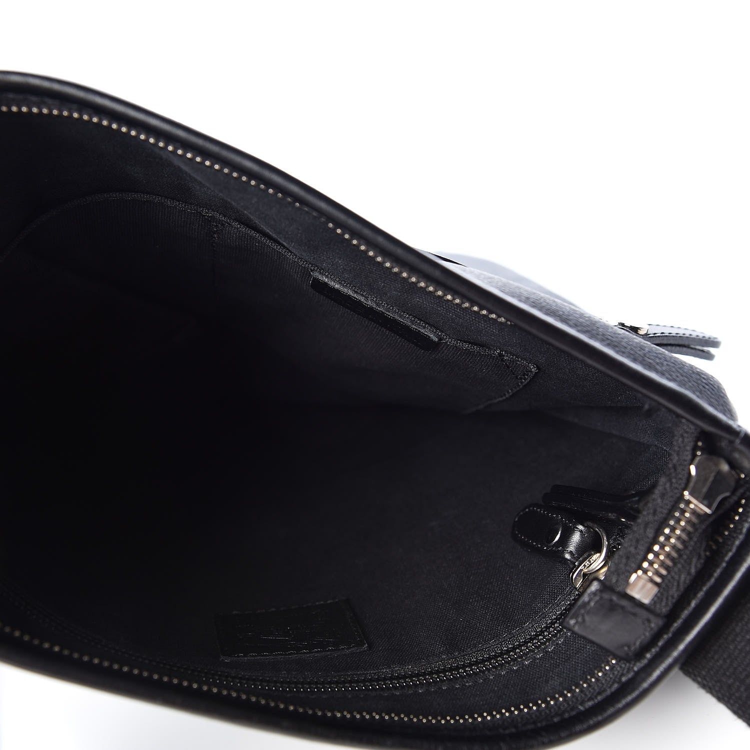 Burberry Haymarket Check Crossbody Messenger Bag Blue Black 4 of 9