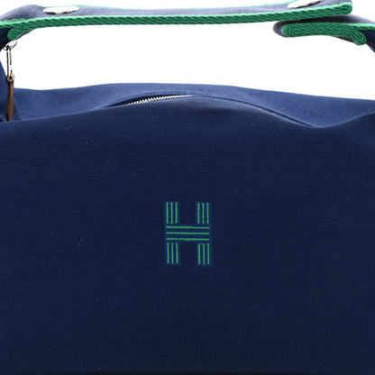 Hermes Canvas Large Bride-A-Brac Pouch Marine 8 of 10