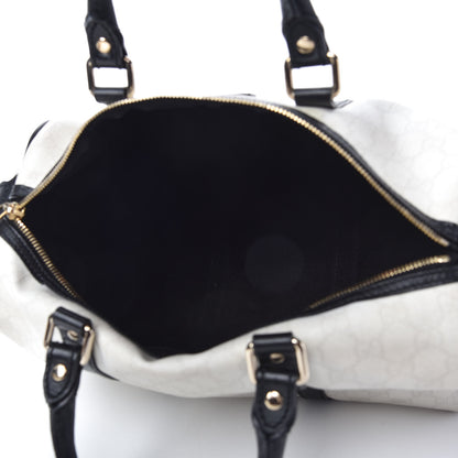Gucci GG Plus Monogram Medium Joy Boston White Black 5 of 10