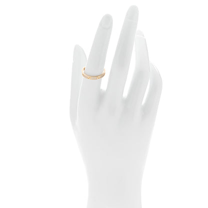Cartier 18K Yellow Gold Diamond 2.6mm LOVE Paved Band Ring 55 7.25 2 of 5