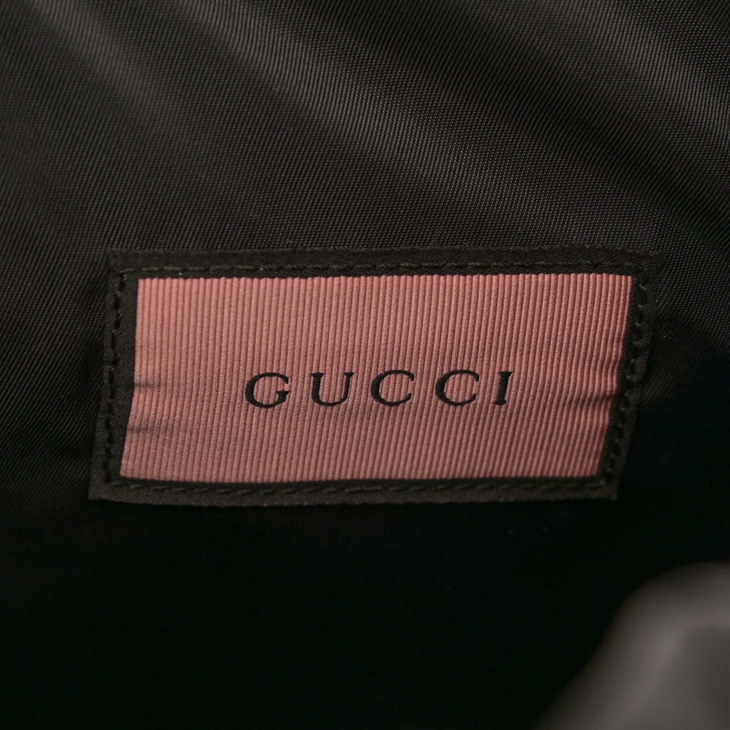 Techno Canvas GucciGhost Double Buckle Backpack Black New Acquamarine