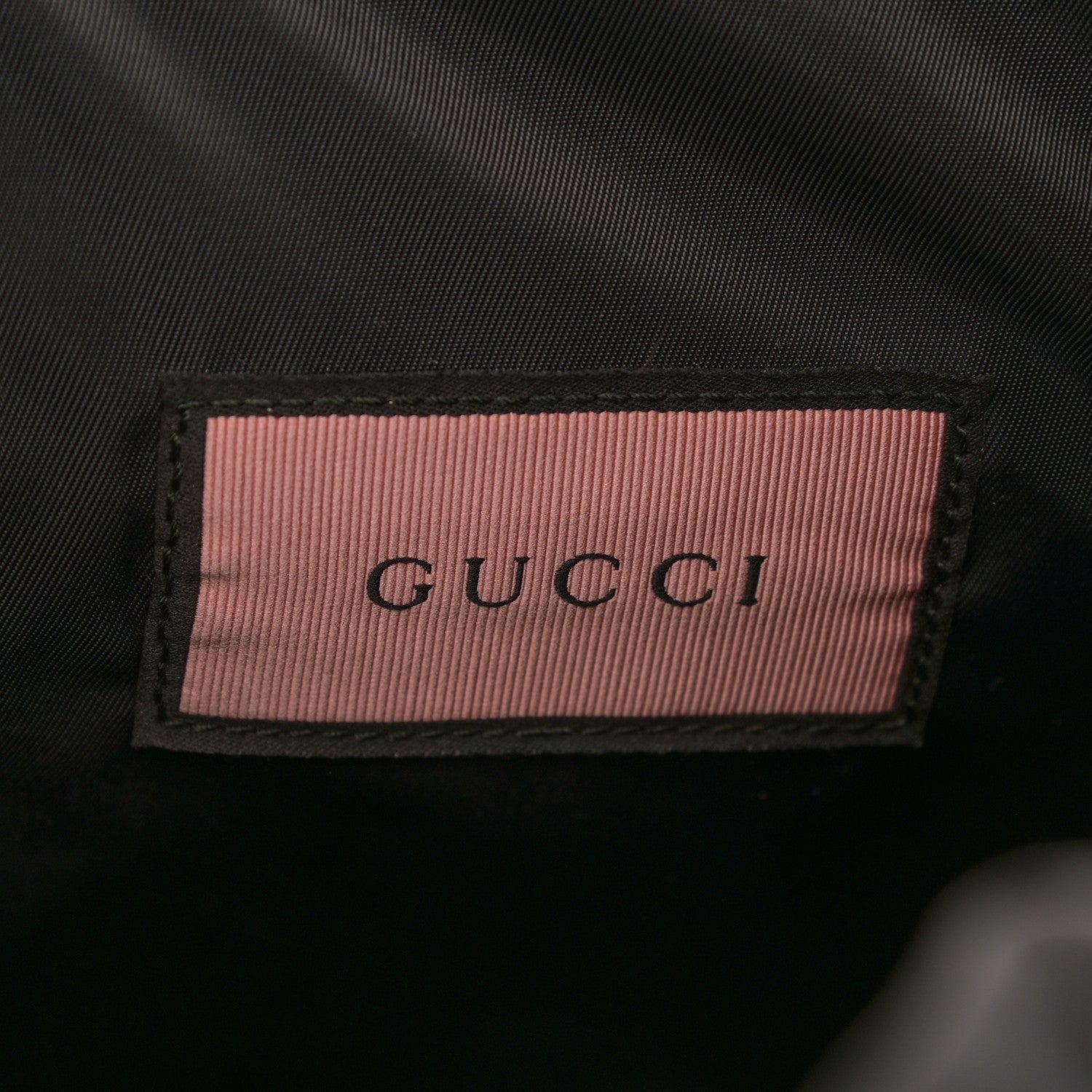 Gucci Techno Canvas GucciGhost Double Buckle Backpack Black New Acquamarine 5 of 8