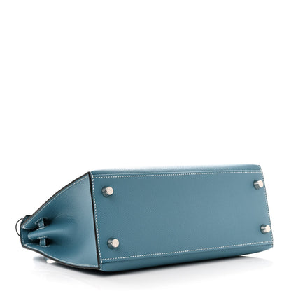 Hermes Epsom Kelly Sellier 25 New Blue Jean 4 of 11