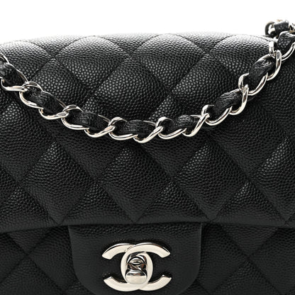 Chanel Caviar Quilted Mini Rectangular Flap Black 7 of 9