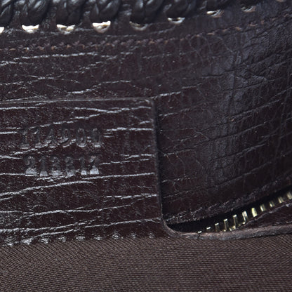 Gucci Monogram Large Horsebit Chain Hobo Dark Brown 7 of 7