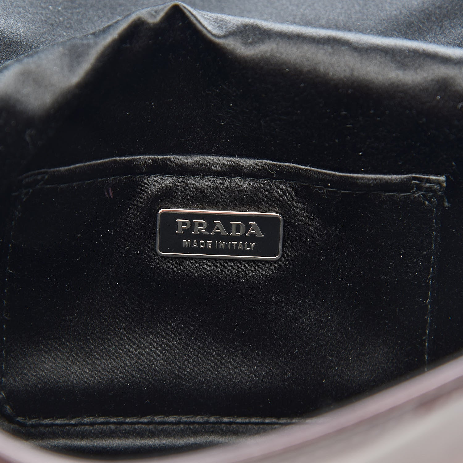 Prada Vernice Sfumata Metal Clutch Nudo Black 6 of 9